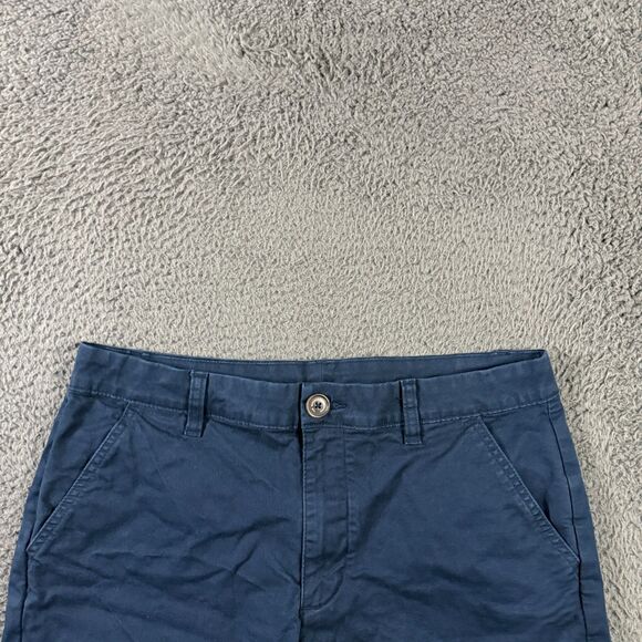 Chubbies Shorts Mens 32 Blue The Armadas Stretch Chino 7" Inseam Preppy Casual - Picture 2 of 16
